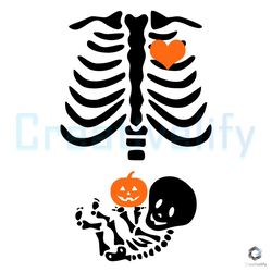 Funny Skeleton Maternity SVG Pregnancy Announcement File