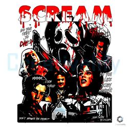 Ghostface Horror Vintage PNG Scream Characters File