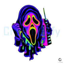 Ghostface Scary Movie Vintage PNG No You Hang Up File