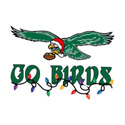 Go Birds Christmas Philly Eagles SVG File Design