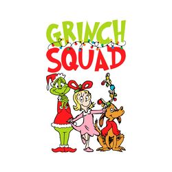 Grinch Squad Christmas SVG Merry Xmas Graphic Design File