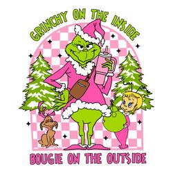 Grinchy On The Inside Boojee SVG Merry Xmas File
