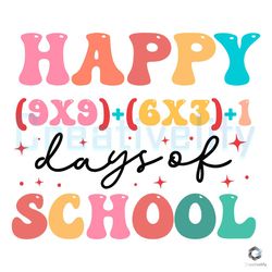 Happy 100 Days Of School SVG Teacher Team File