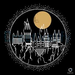 Hogwarts Castle Vintage SVG Harry Potter Movie File