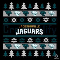Jacksonville Jaguars Logo SVG Ugly Christmas Sweater File
