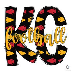 KC Football Arrowheads SVG Sport Chiefs File Design