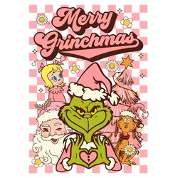 Merry Grinchmas Heart SVG Santa Christmas File Design