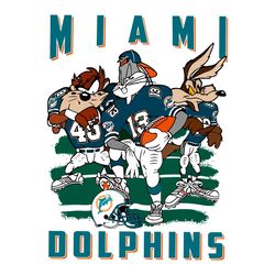 miami dolphins vintage 90s png cartoon football file