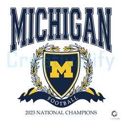 Michigan Gameday 2023 SVG National Champions File
