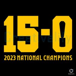 Michigan Wolverines Trophy SVG 2023 National Champions File