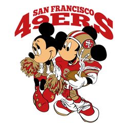 Mickey And Minnie 49ers SVG San Francisco Team File