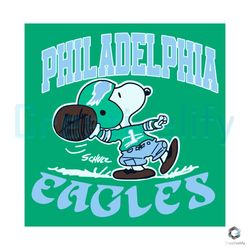 Philadelphia Eagles x Snoopy SVG Football Team File