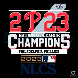 Philadelphia Phillies 2023 SVG National League Champions File