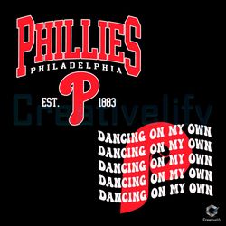 Philadelphia Phillies 90s SVG Dancing On My Own File