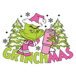 Retro Grinchmas Boojee SVG Grinch Christmas File