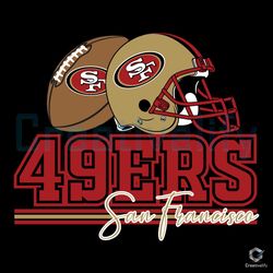 San Francisco Football SVG 49ers Helmet File Download