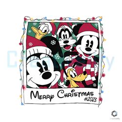 Santa Mickey Friends 2023 PNG Christmas File Download
