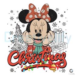 Santa Minnie Christmas SVG Disney Vintage Download File