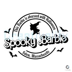 Spooky Barbie SVG Barbie Halloween Digital Cricut File