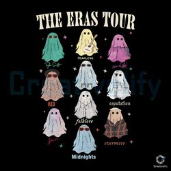 Spooky Eras Tour PNG Music Concert Ghost Digital File