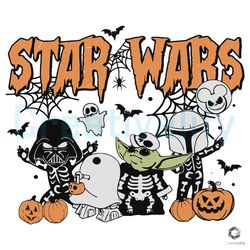 Star War Halloween SVG Disney Spooky Alien File Design
