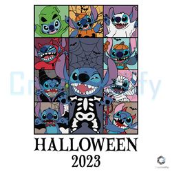 Stitch Halloween Vintage 2023 SVG Disney Horror Cricut File