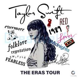 Taylor Swift Songs PNG The Eras Tour Albums Digital