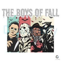 The Boys Of Fall Halloween SVG Horror Movie Digital File