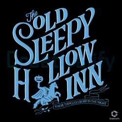 The Old Sleepy Hollow Inn SVG Graphic Design File