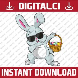 Dabbing Rabbit Easter Day Eggs Dab Easter Day Png, Happy Easter Day Sublimation Design204