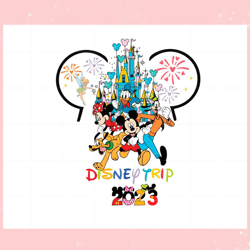 Disney Family Trip 2023 Disney Mickey And Minnie Head 2023 Svg,Disney svg, Mickey mouse,Princess, Movie