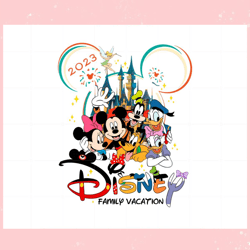 Disney Family Vacation 2023 Disney Matching PNG Sublimation,Disney svg, Mickey mouse,Princess, Movie