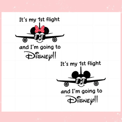 Disney Mickey And Minnie First Flight SVG Graphic Designs Files,Disney svg, Mickey mouse,Princess, Movie