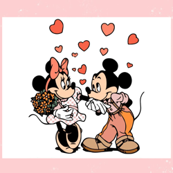 Disney Mickey Minnie Love Valentine SVG,Disney svg, Mickey mouse,Princess, Movie