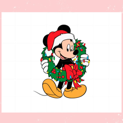 Disney Mickey Mouse Christmas Lights Svg Cutting Files,Disney svg, Mickey mouse,Princess, Movie