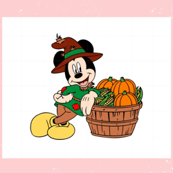 Fall Mickey Farm Harvest Pumpkin Season SVG Cutting Digital Files,Disney svg, Mickey mouse,Princess, Movie