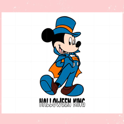 Halloween King Disney Mickey SVG Disneyland Funny Character File,Disney svg, Mickey mouse,Princess, Movie