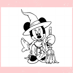 Halloween Mickey Cute Witch Vector Disney World SVG Cutting Digital Files,Disney svg, Mickey mouse,Princess, Movie