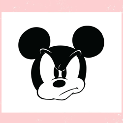 Mad Mickey Distressed Best SVG Cutting Digital Files,Disney svg, Mickey mouse,Princess, Movie