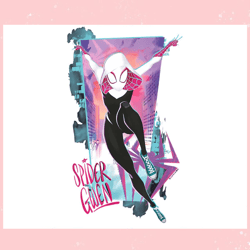 Marvel Spider Gwen Stacy Spider Man 2023 PNG Sublimation Download,Disney svg, Mickey mouse,Princess, Movie
