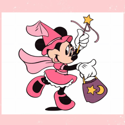 Minnie Mouse Witch Magic SVG Halloween Decoration Disney Cutting Files,Disney svg, Mickey mouse,Princess, Movie