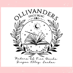 Ollivanders Wand Shop Wizard Book Shop SVG File For Cricut,Disney svg, Mickey mouse,Princess, Movie