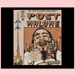 Post Malone Vintage The Spider Verse Comic 90S PNG Files,Disney svg, Mickey mouse,Princess, Movie