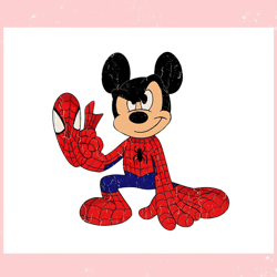 Spider Man Mickey Ears Mickey Marvel Png Silhouette Files,Disney svg, Mickey mouse,Princess, Movie