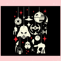 Star Wars Christmas Ornament SVG,Disney svg, Mickey mouse,Princess, Movie