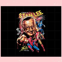 Tribute To Stan Lee Stan Lee Marvel Super Hero Png Sublimation,Disney svg, Mickey mouse,Princess, Movie