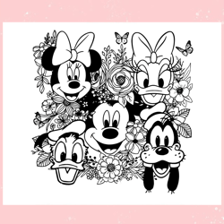 Vintage Disney Epcot Flower Garden Festival SVG Digital File,Disney svg, Mickey mouse,Princess, Movie