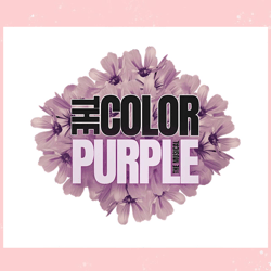 Vintage Flower The Color Purple Musical 2023 Movie PNG,Disney svg, Mickey mouse,Princess, Movie