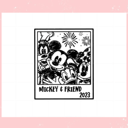 Vintage Walt Disney World Mickey And Friend 2023 Svg Cutting Files,Disney svg, Mickey mouse,Princess, Movie