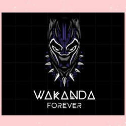Wakanda Forever Black Panther 2 Svg Graphic Designs Files,Disney svg, Mickey mouse,Princess, Movie